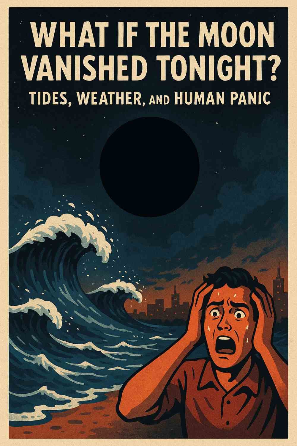 What If the Moon Vanished Tonight? Tides, Weather, and Human Panic
