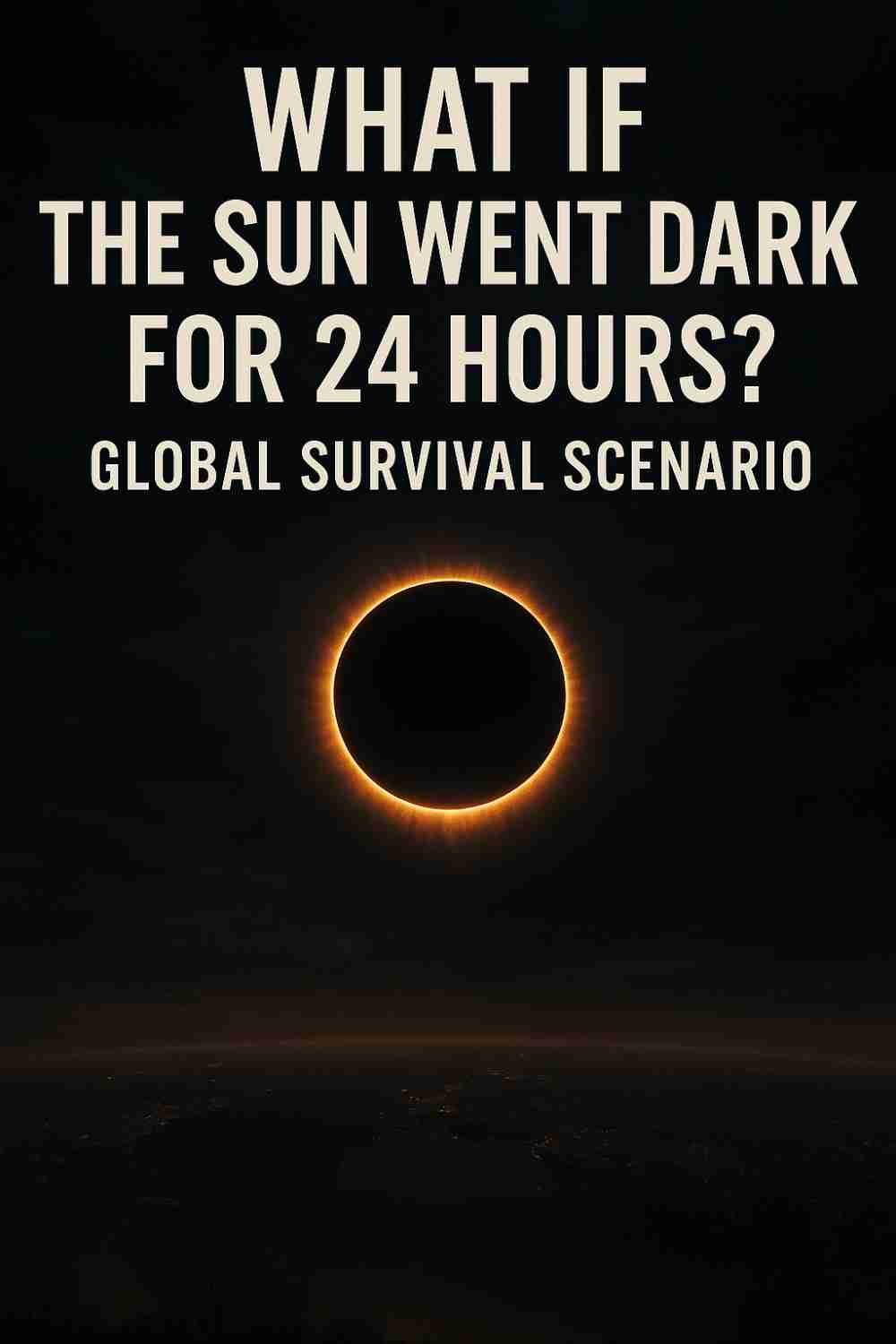 What If the Sun Went Dark for 24 Hours